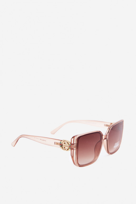 Gafas de sol con detalles decorativos en color rosa