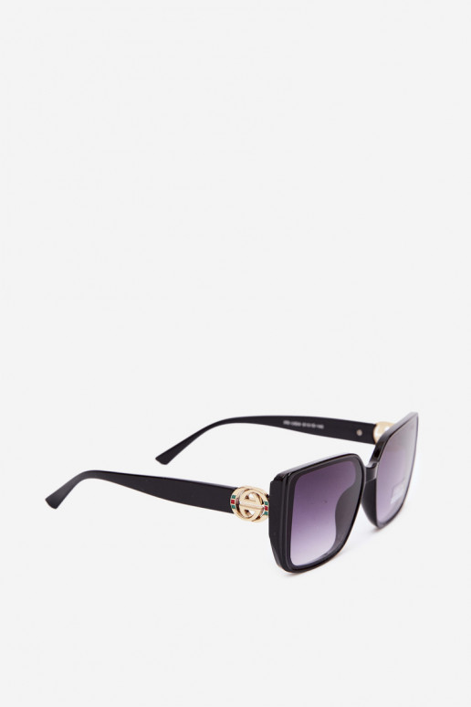 Gafas de sol con detalles decorativos en color negro