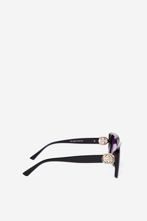 Gafas de sol con detalles decorativos en color negro