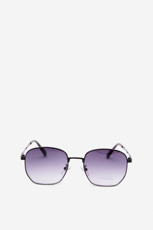Gafas de sol con montura delgada UV 400 en color negro