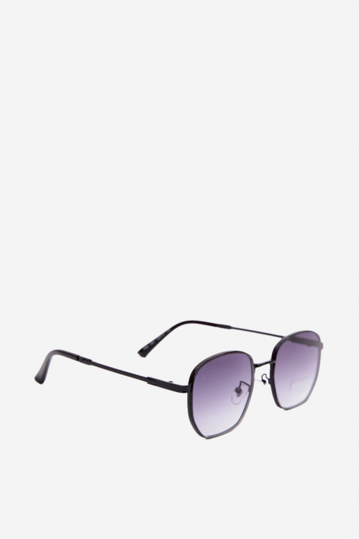 Gafas de sol con montura delgada UV 400 en color negro