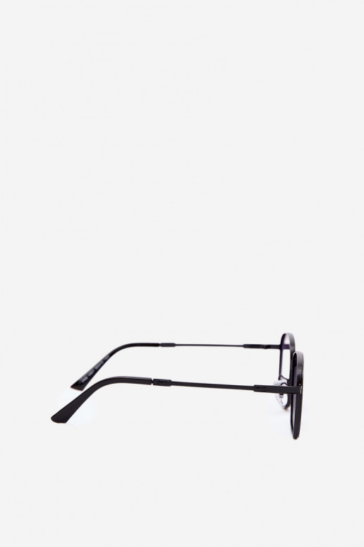 Gafas de sol con montura delgada UV 400 en color negro