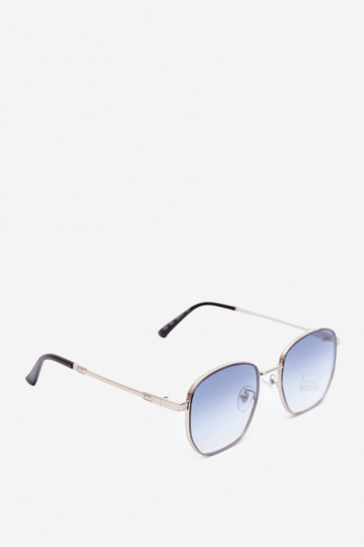 Gafas de sol con montura delgada UV 400 en color azul