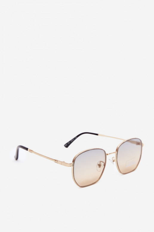 Gafas de sol con montura delgada UV 400 en color amarillo