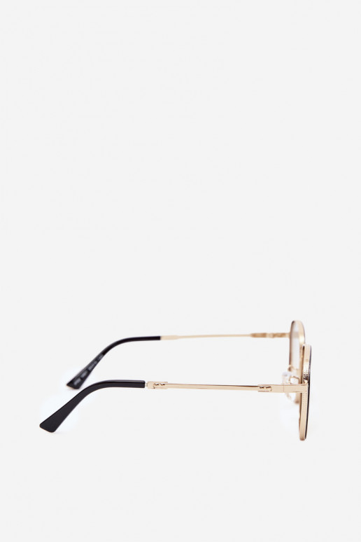 Gafas de sol con montura delgada UV 400 en color amarillo