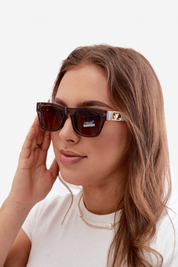 Gafas de sol de mujer con filtro UV en color gris