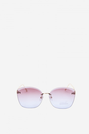 Gafas de sol sin montura con filtro UV 400 color violeta 2