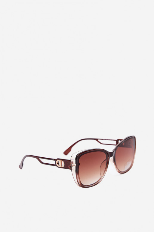 Gafas de sol de mujer tipo gato en color marrón