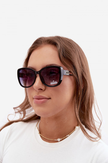 Gafas de sol de mujer tipo gato en color negro
