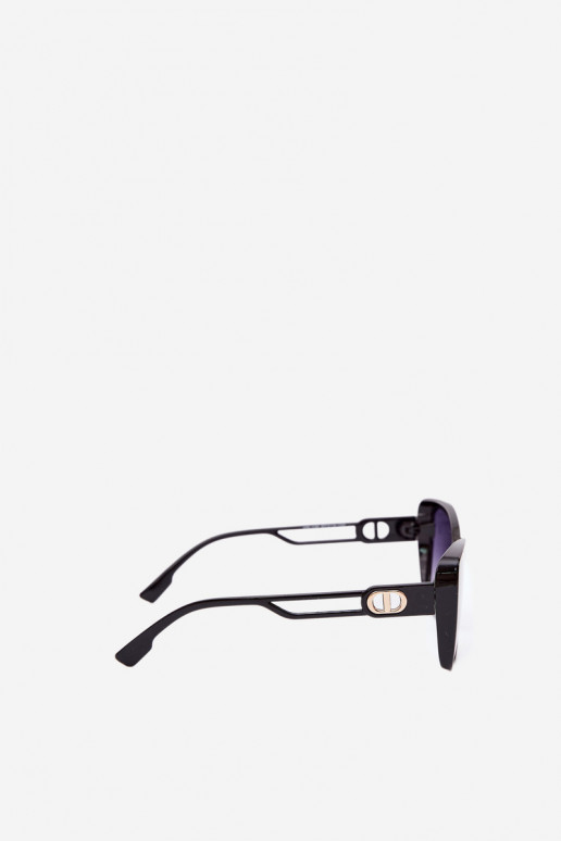 Gafas de sol de mujer tipo gato en color negro