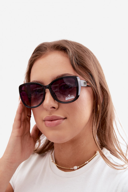 Gafas de sol de mujer tipo gato en color negro
