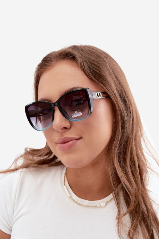 Gafas de sol de mujer tipo gato en color azul