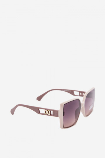 Gafas de sol de mujer con filtro UV en color arena 2