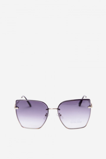 Gafas de sol sin montura tipo gato con filtro UV 400 en color azul oscuro 2