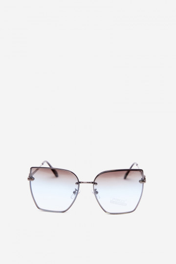 Gafas de sol sin montura tipo gato con filtro UV 400 en color azul 2