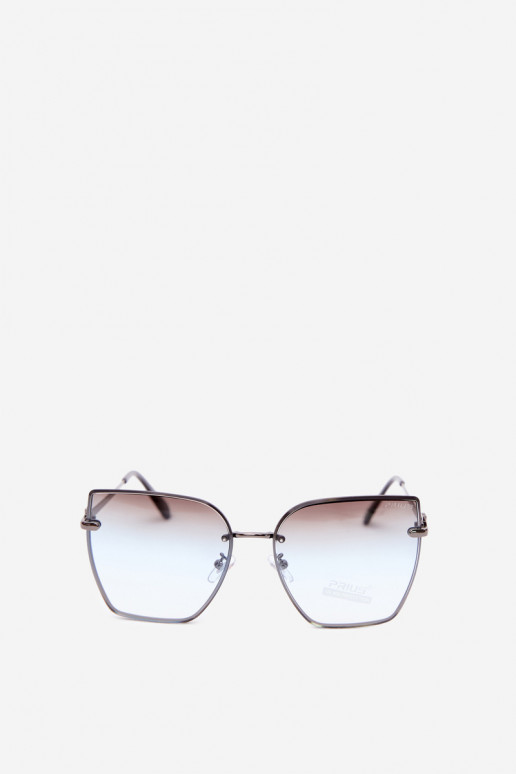 Gafas de sol sin montura tipo gato con filtro UV 400 en color azul