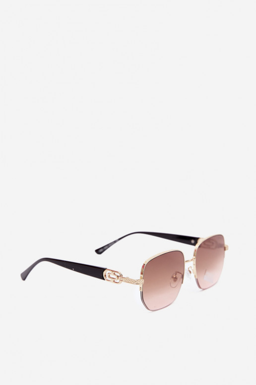 Gafas de sol con montura delgada y filtro UV, rosa