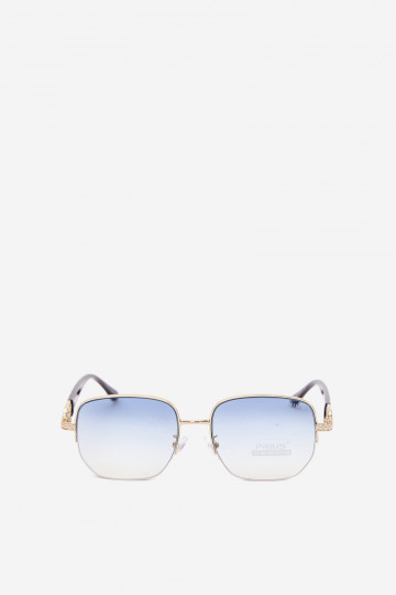 Gafas de sol con montura delgada y filtro UV, azul 2