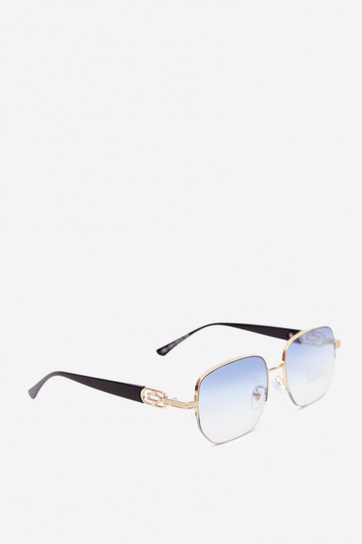 Gafas de sol con montura delgada y filtro UV, azul