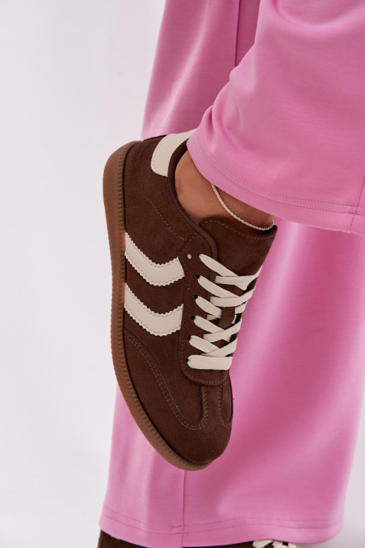 Zapatillas de chocolate para mujer de ante sintético Jesavella