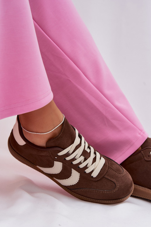 Zapatillas de chocolate para mujer de ante sintético Jesavella