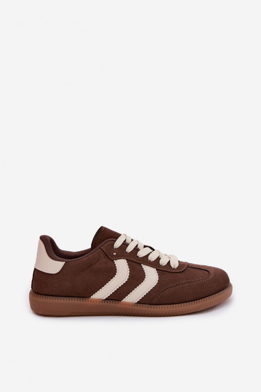 Zapatillas de chocolate para mujer de ante sintético Jesavella