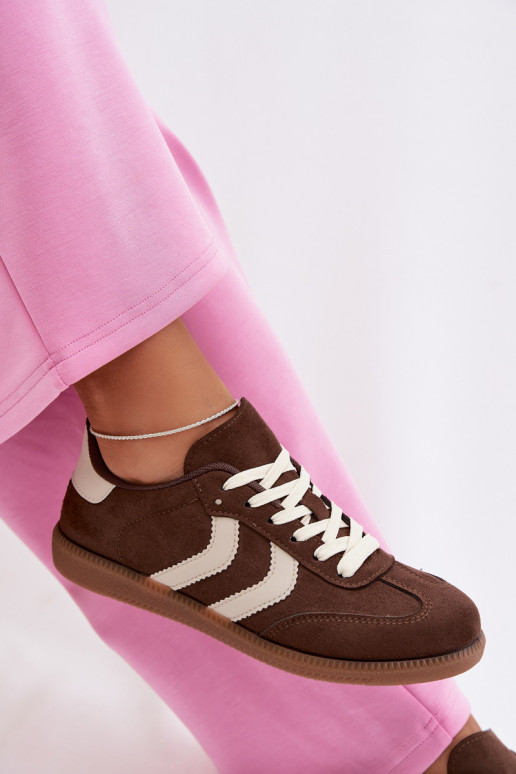 Zapatillas de chocolate para mujer de ante sintético Jesavella
