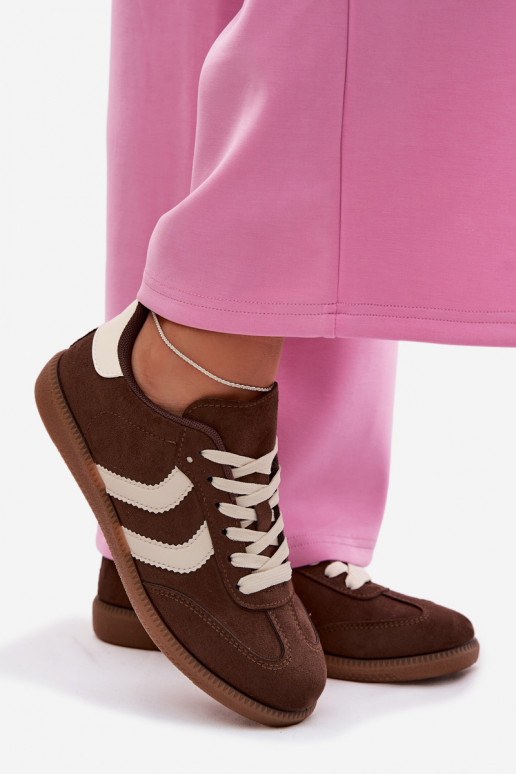 Zapatillas de chocolate para mujer de ante sintético Jesavella