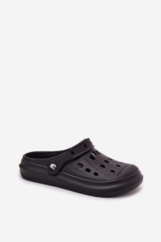 Zuecos ligeros para mujer negros Cobble