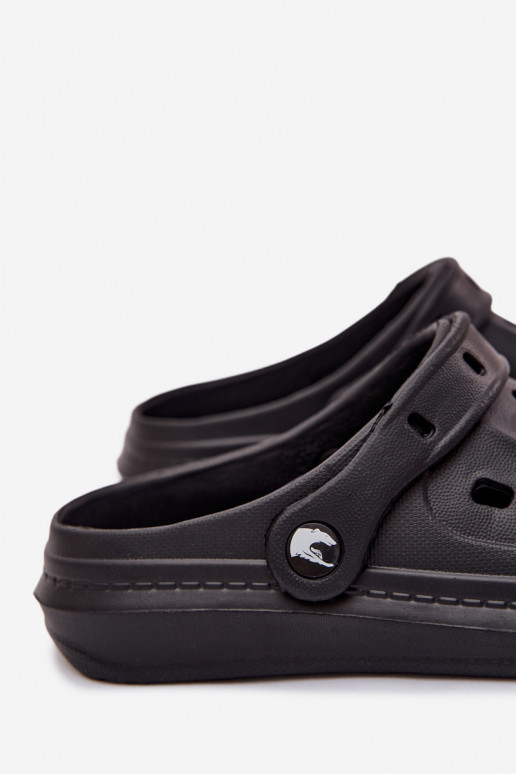 Zuecos ligeros para mujer negros Cobble