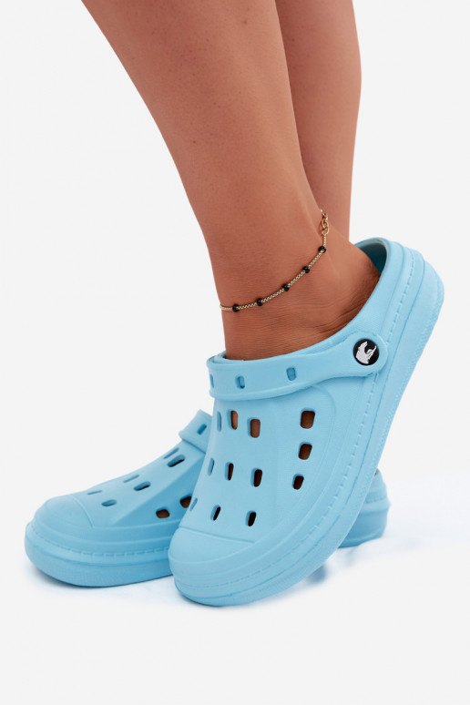 Zuecos ligeros para mujer turquesas Cobble