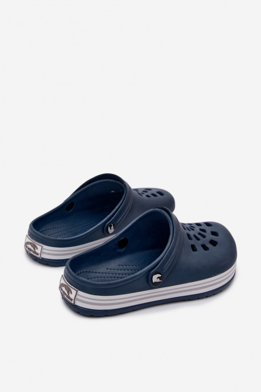 Zuecos ligeros para hombre azul oscuro MileĮay