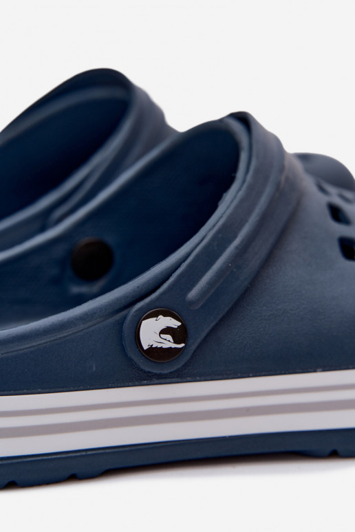 Zuecos ligeros para hombre azul oscuro MileĮay