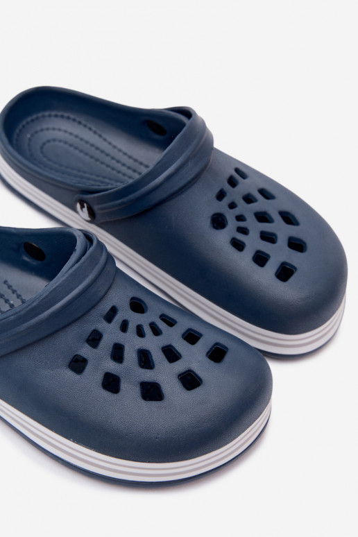 Zuecos ligeros para hombre azul oscuro MileĮay