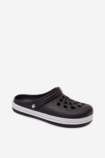 Zuecos ligeros para hombre negros MileĮay