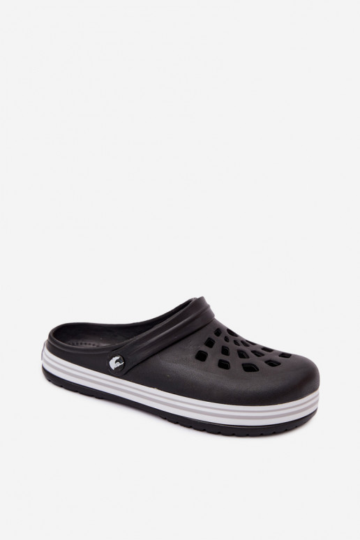 Zuecos ligeros para hombre negros MileĮay