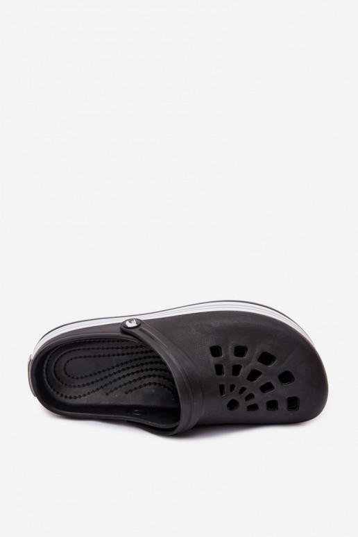 Zuecos ligeros para hombre negros MileĮay
