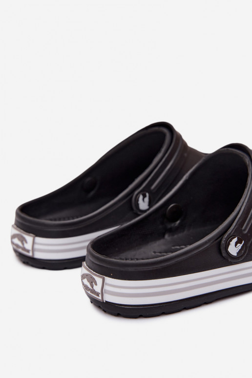 Zuecos ligeros para hombre negros MileĮay