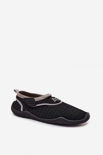 Zapatos de mujer negros con cierres adhesivos PROINATER PRO-26-48-114L