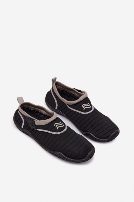 Zapatos de mujer negros con cierres adhesivos PROINATER PRO-26-48-114L