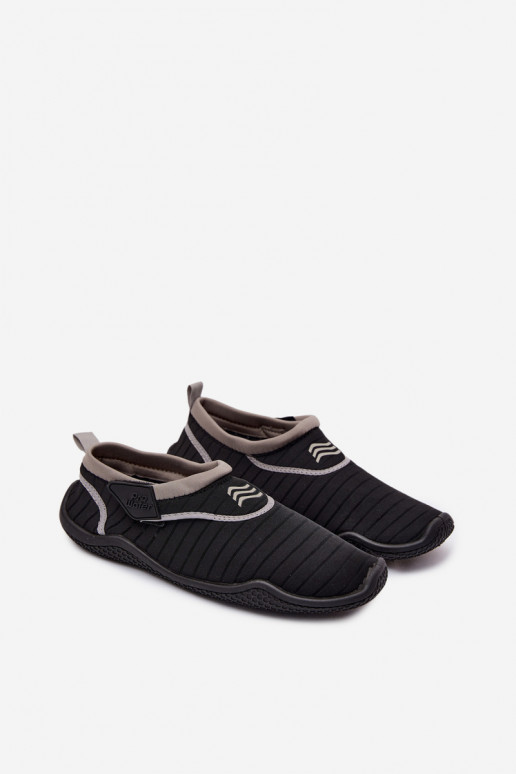 Zapatos de mujer negros con cierres adhesivos PROINATER PRO-26-48-114L