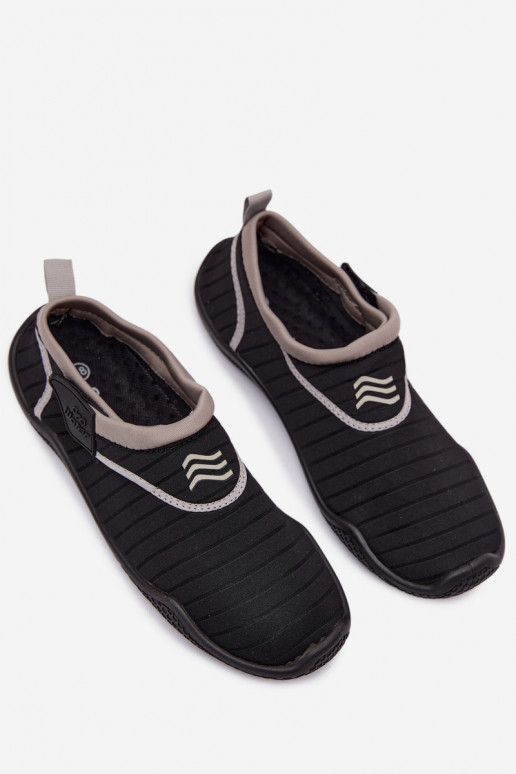 Zapatos de mujer negros con cierres adhesivos PROINATER PRO-26-48-114L
