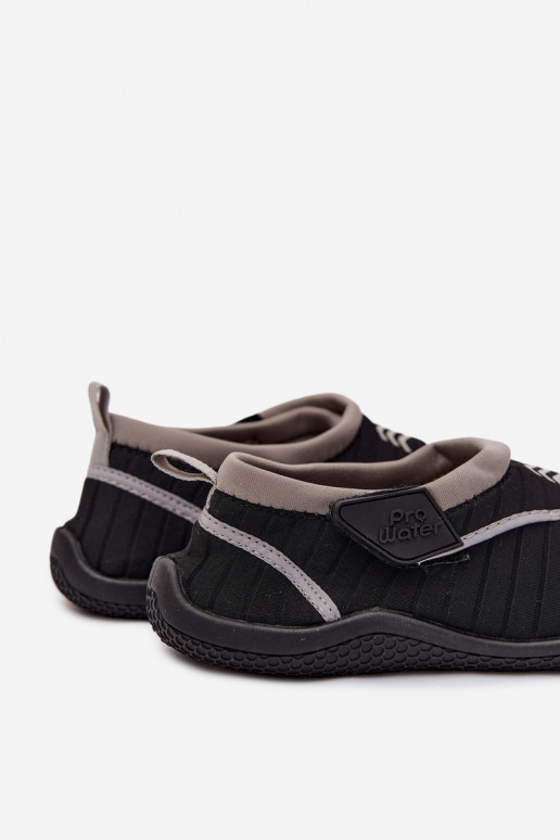 Zapatos de mujer negros con cierres adhesivos PROINATER PRO-26-48-114L