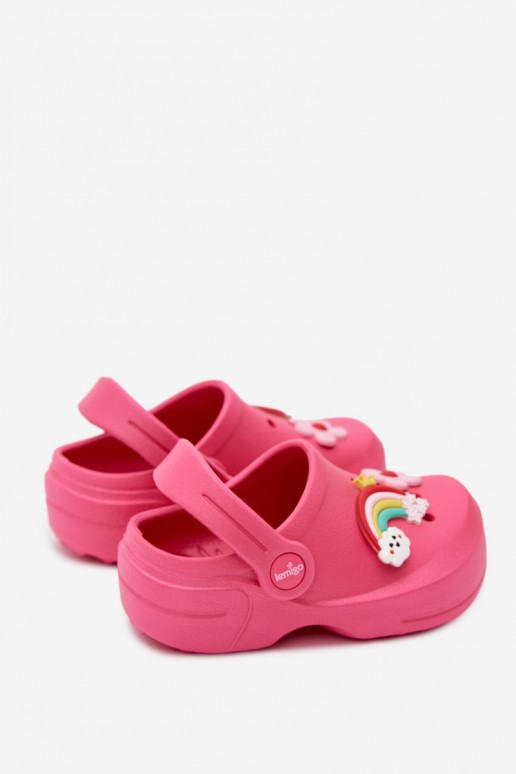Zuecos ligeros para niños rosas con hebillas LEMIGO LUPO