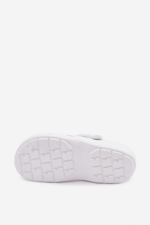 Zuecos ligeros para mujer blancos LEMIGO 806