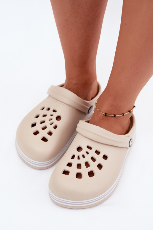 Chanclas ligeras para mujer de color arena Ashby