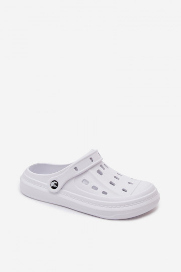 Chanclas ligeras para hombre de color blanco Route