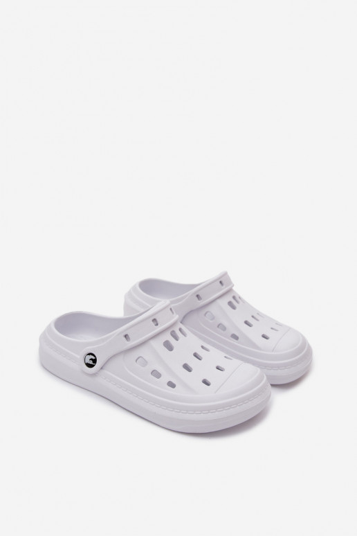 Chanclas ligeras para hombre de color blanco Route