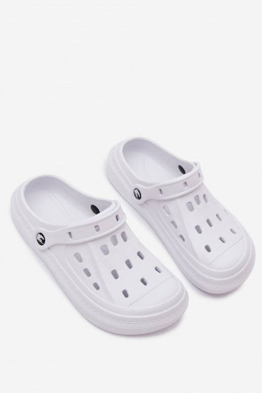 Chanclas ligeras para hombre de color blanco Route