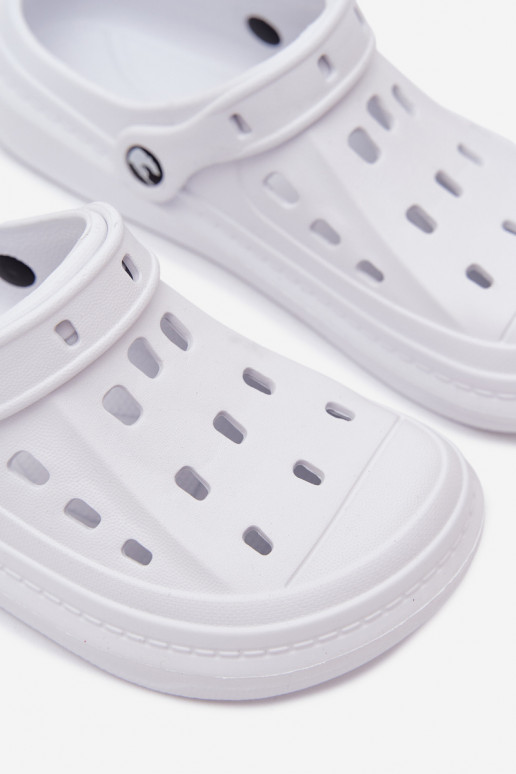 Chanclas ligeras para hombre de color blanco Route